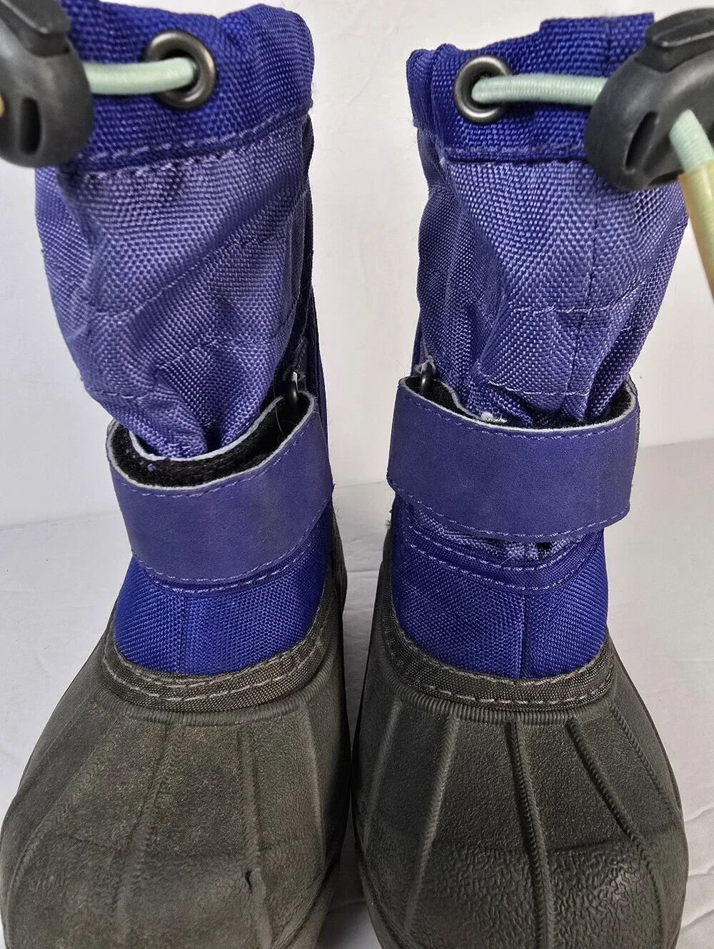 Columbia Kids Unisex Blue and Grey Waterproof Insulated Snow Boots Size 6Toddler